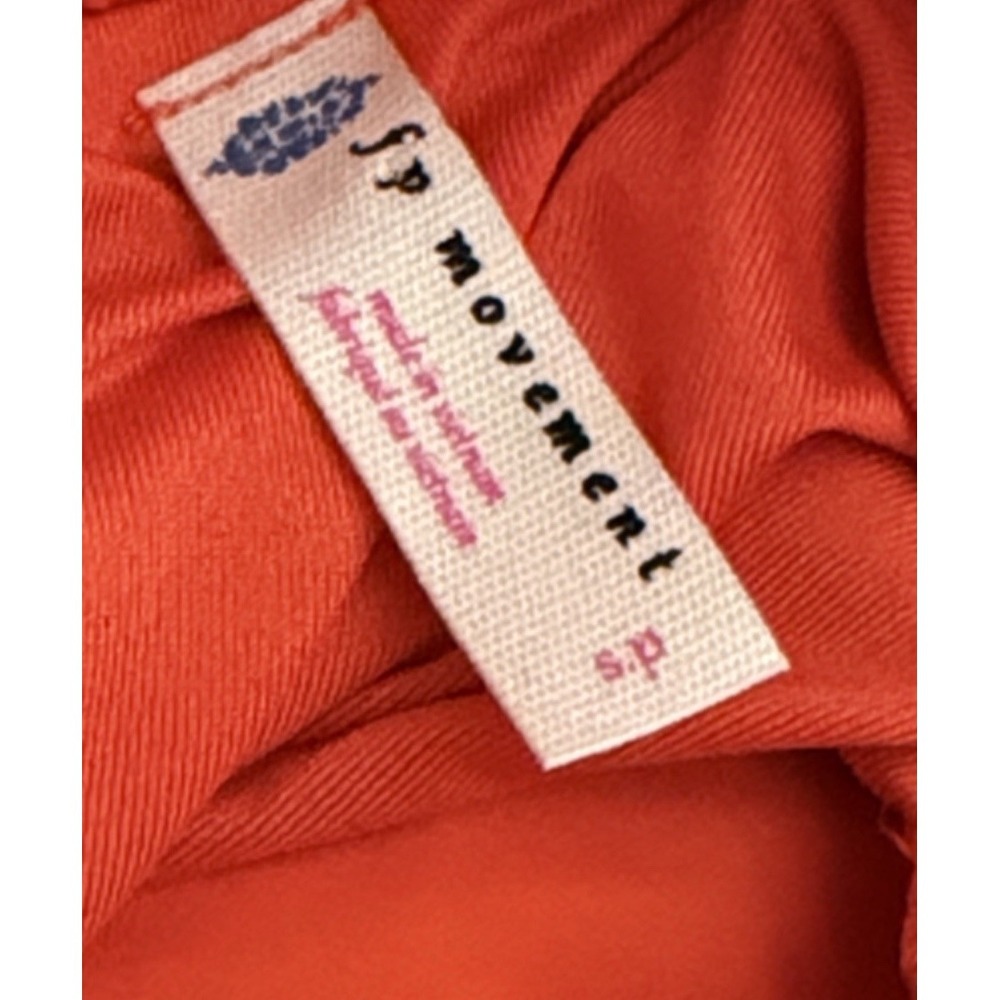 Free People Women Small FP Movement Get Your Flirt On Orange Pull On Shorts - Picture 16 of 16